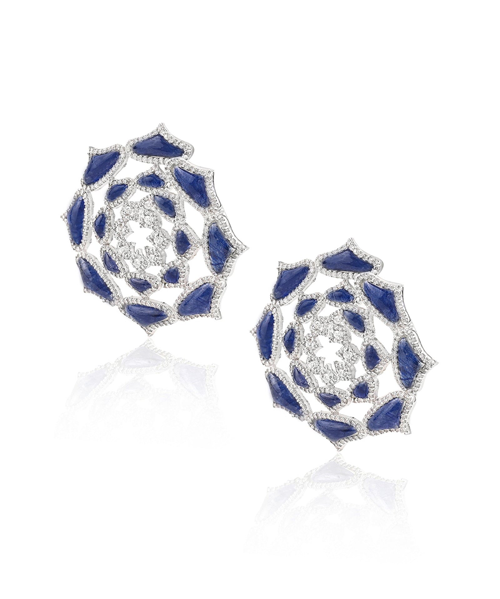 Sapphire Prism Earrings | AMARIS JEWELS | Fine Jewelry 
