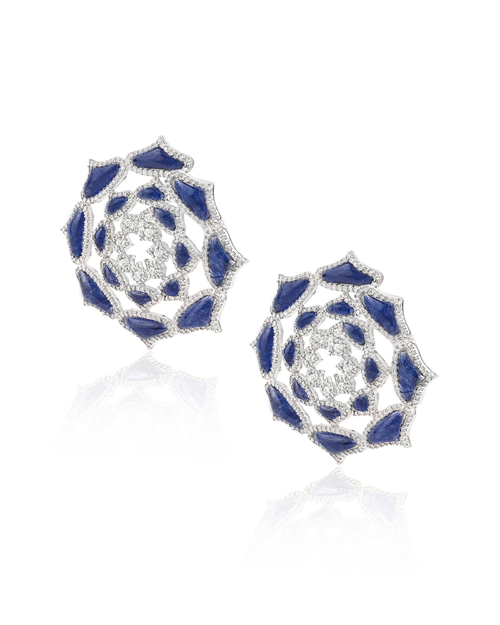 Sapphire Prism Earrings | AMARIS JEWELS | Fine Jewelry 