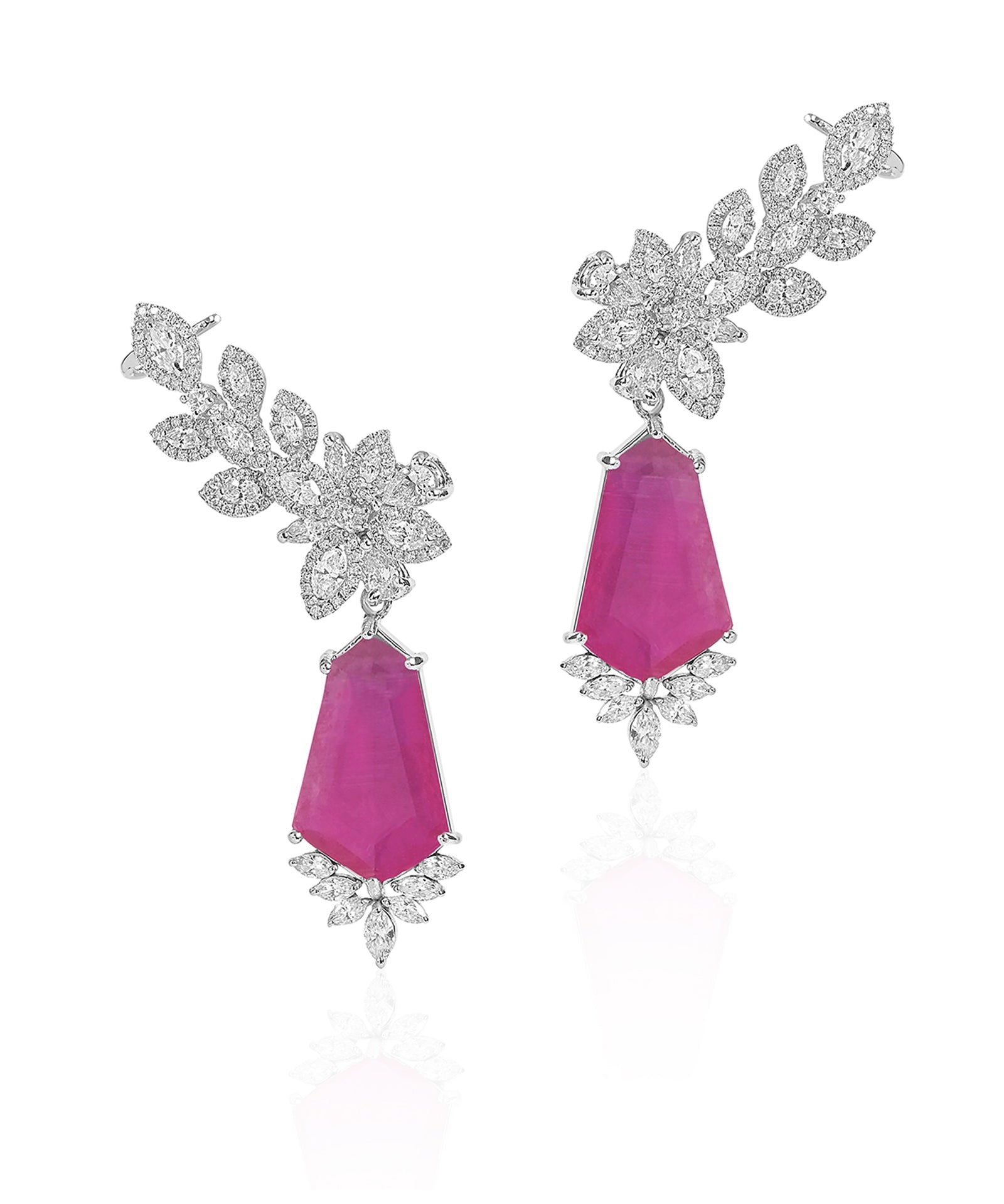 Scarlet Rouge Earrings | AMARIS JEWELS | Fine Jewelry 