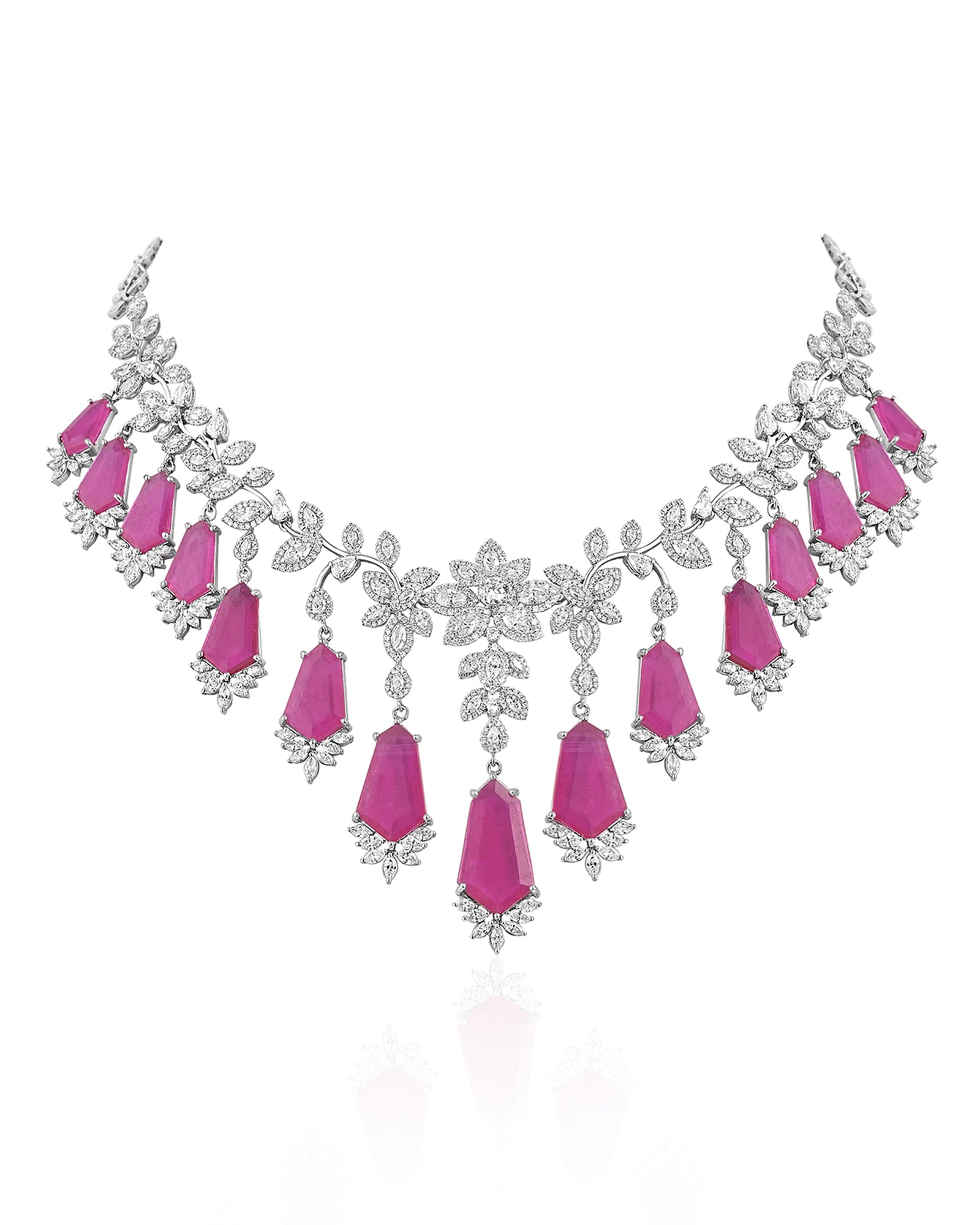 Scarlet Rouge Necklace | AMARIS JEWELS | Fine Jewelry 