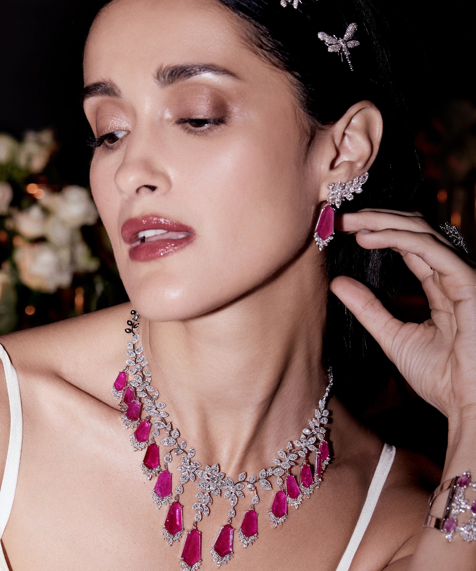 Scarlet Rouge Necklace | AMARIS JEWELS | Fine Jewelry 