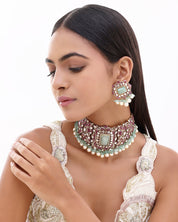 Sheesh Mahal Polki Choker | AMARIS JEWELS | Fine Jewelry 