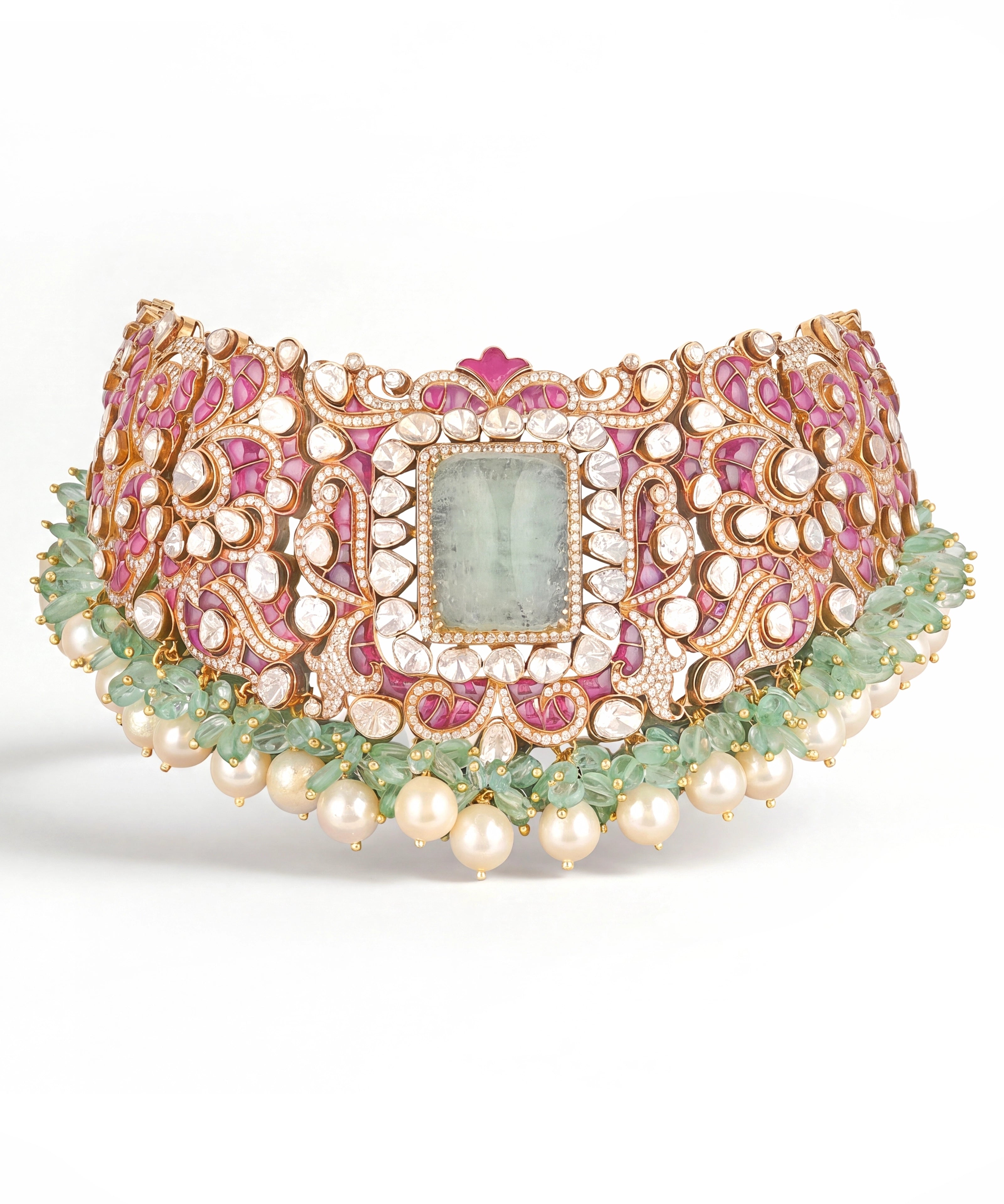 Sheesh Mahal Polki Choker | AMARIS JEWELS | Fine Jewelry