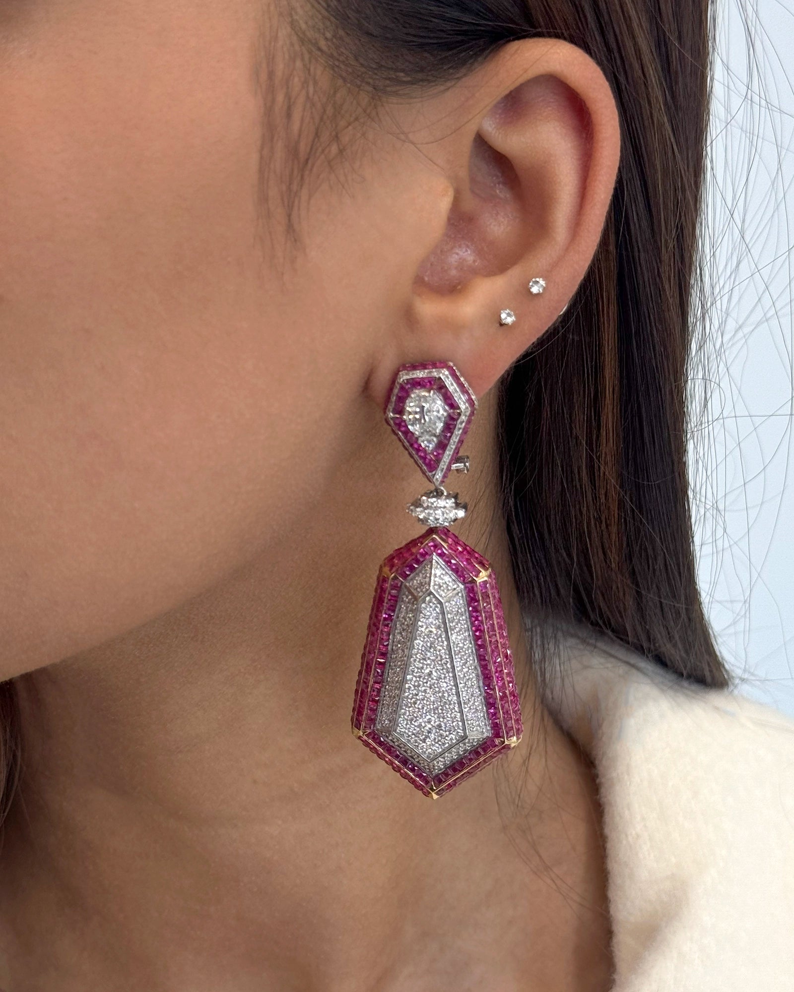 Shield-It Earrings | AMARIS JEWELS | Fine Jewelry 