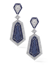 Shield - It Earrings ( Blue ) | AMARIS JEWELS | Fine Jewelry