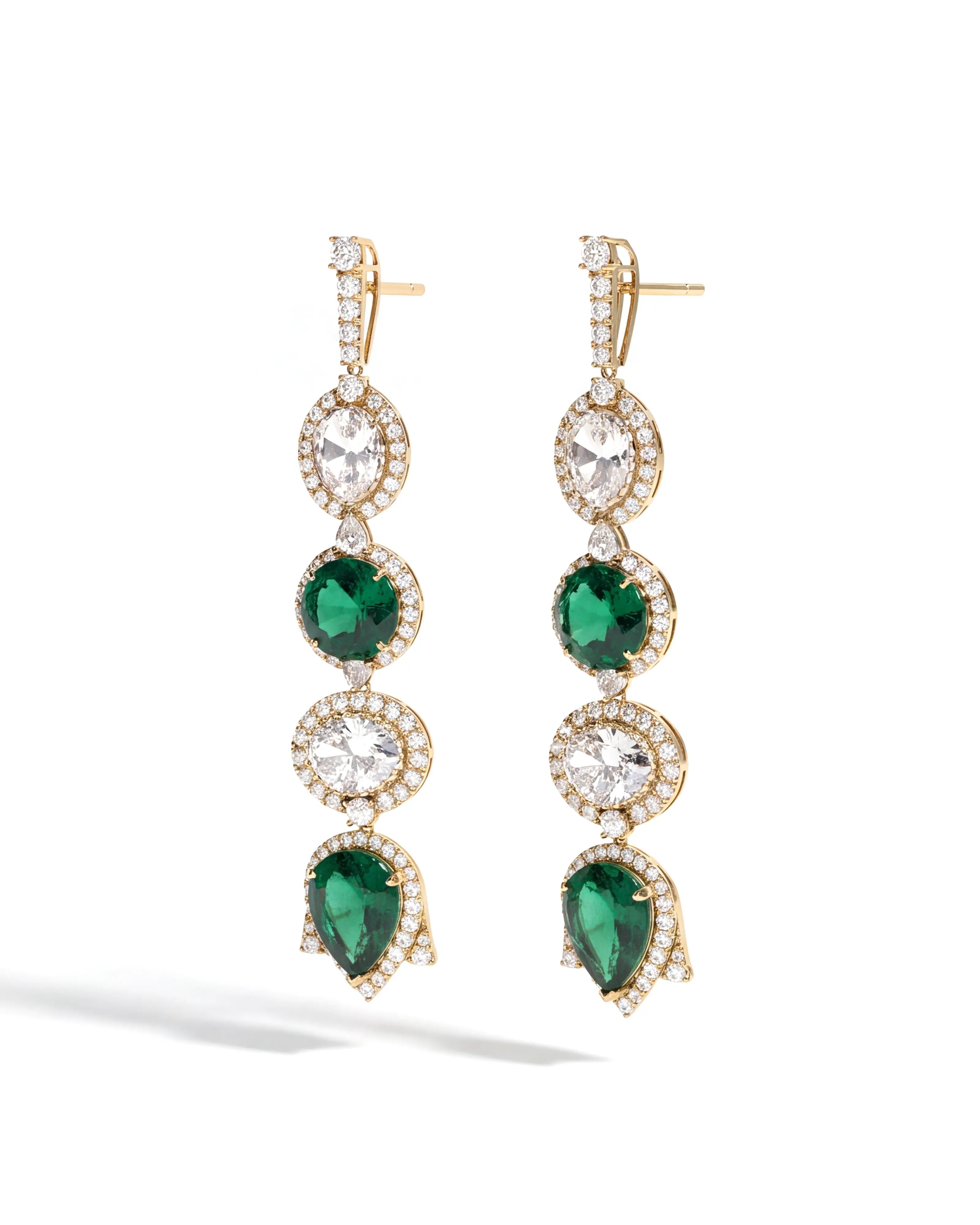 Sitara Glow Earrings | AMARIS JEWELS | Fine Jewelry