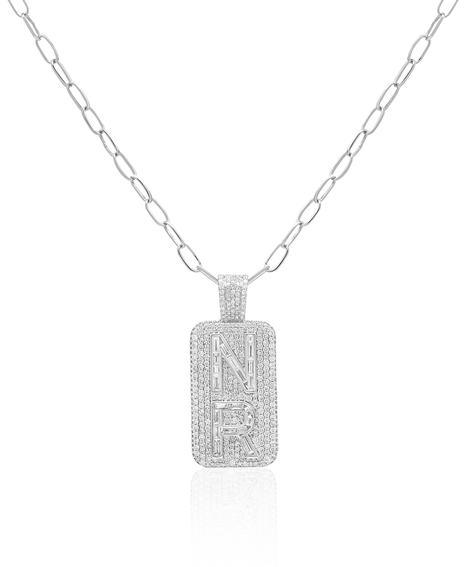 Stamped Tag Pendant | AMARIS JEWELS | Fine Jewelry 