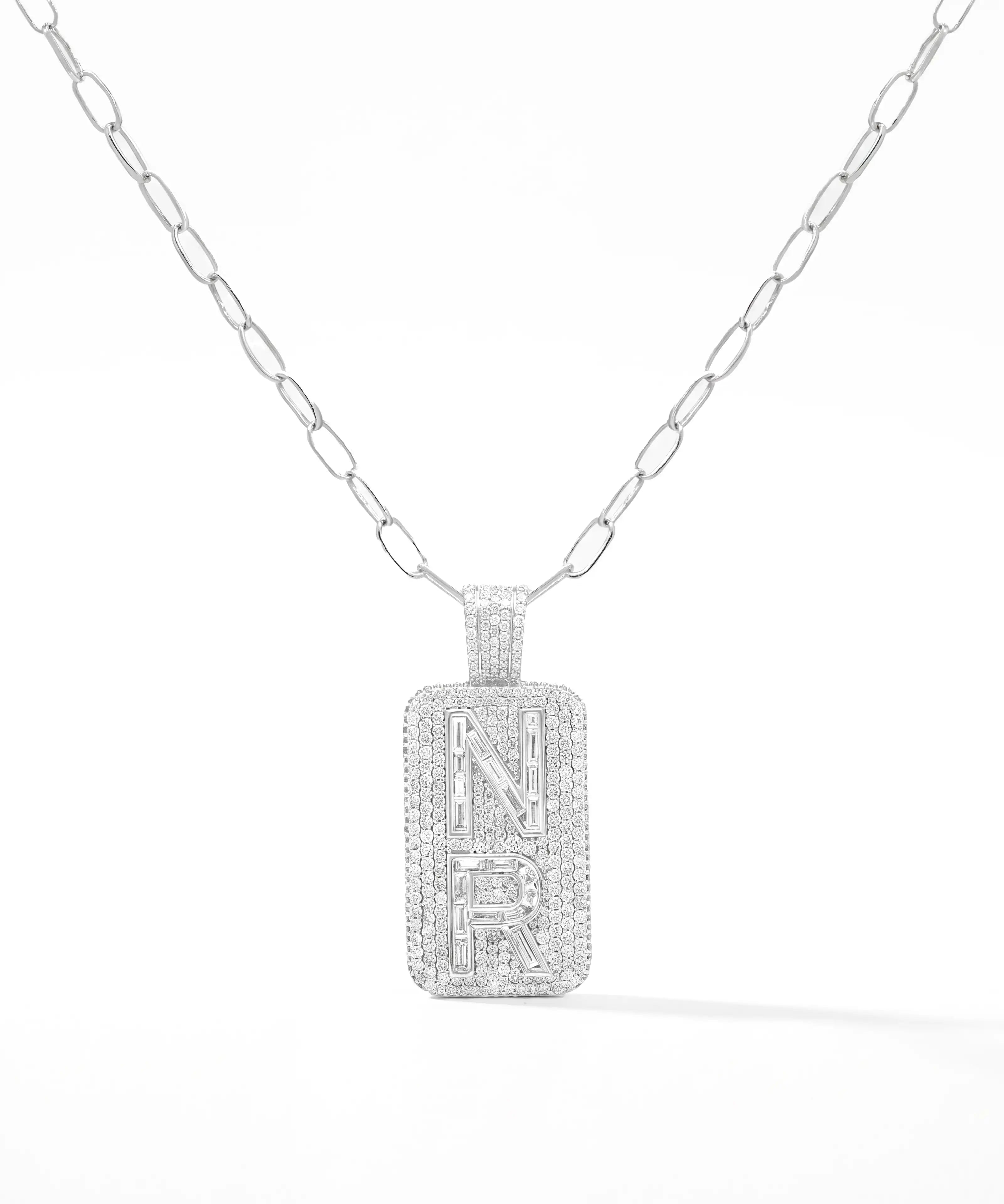 Stamped Tag Pendant | AMARIS JEWELS | Fine Jewelry