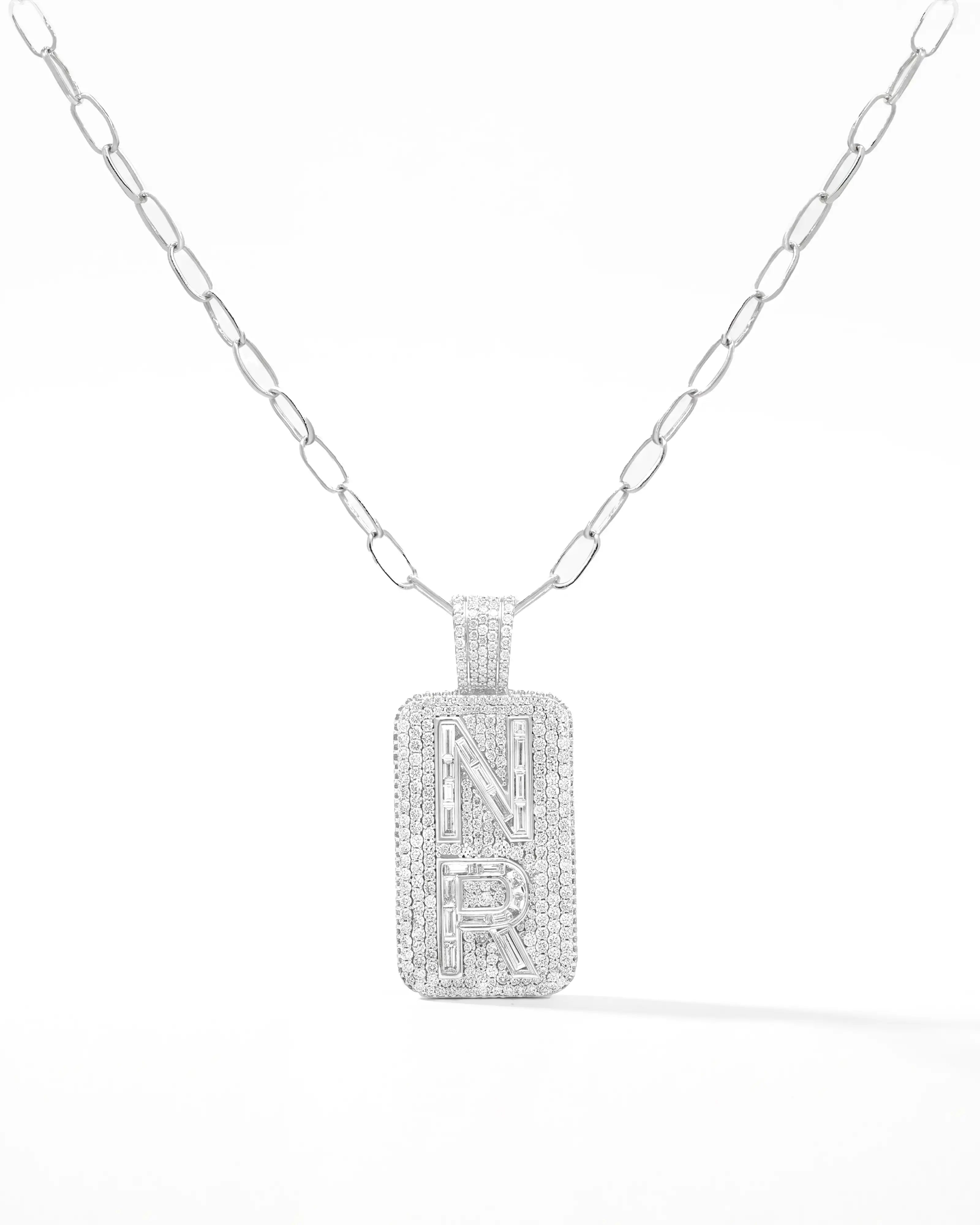 Stamped Tag Pendant | AMARIS JEWELS | Fine Jewelry