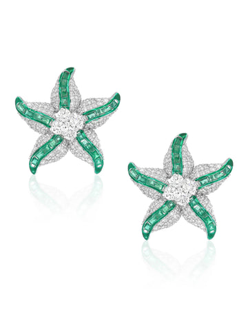 Star Pop Emerald Studs