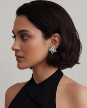 Star Pop Emerald Studs | AMARIS JEWELS | Fine Jewelry 
