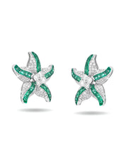 Star Pop Emerald Studs | AMARIS JEWELS | Fine Jewelry
