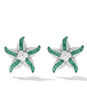 Star Pop Emerald Studs | AMARIS JEWELS | Fine Jewelry