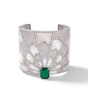 Starburst Emerald Cuff | AMARIS JEWELS | Fine Jewelry