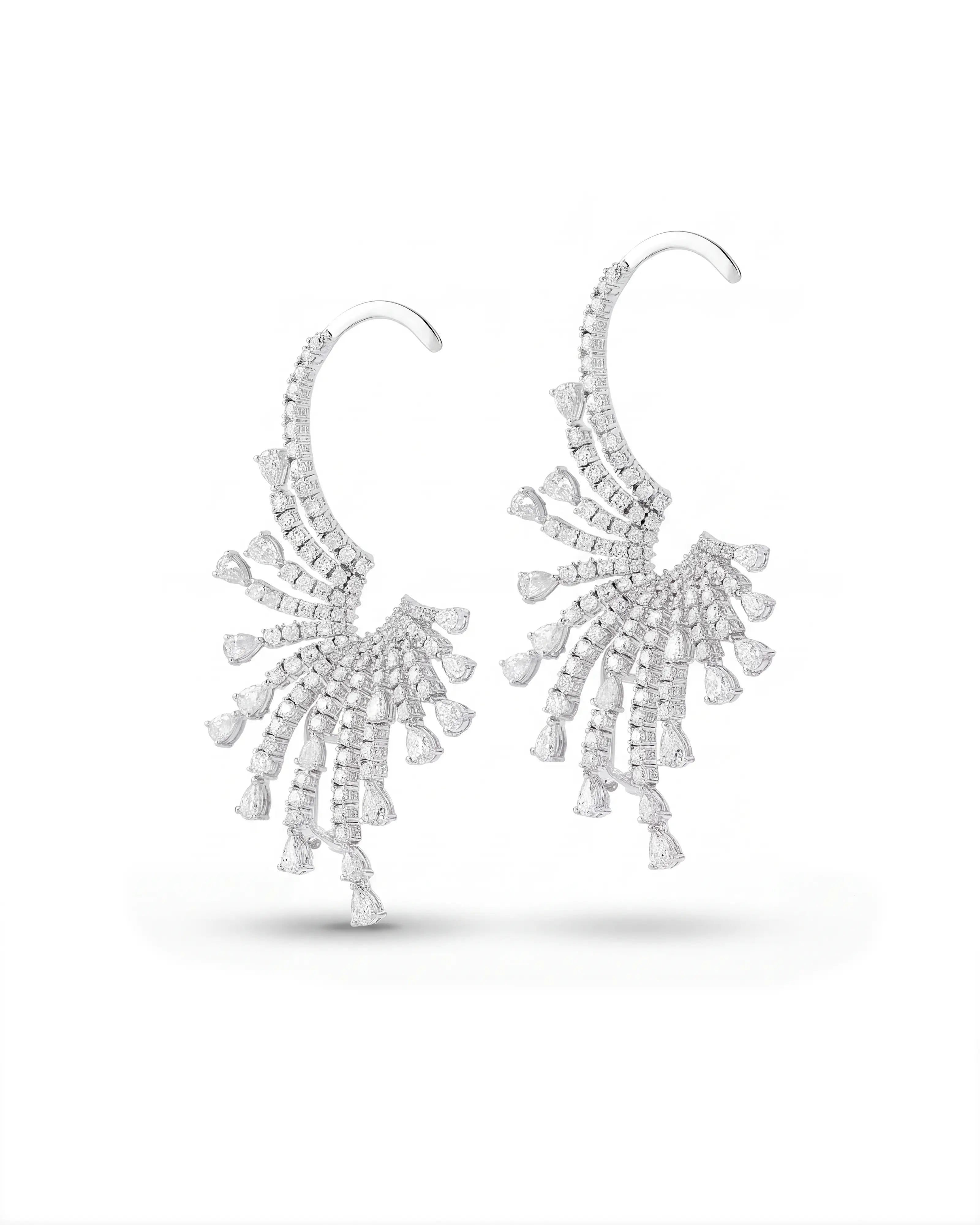 Starburst Diamond Ear Cuffs