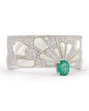 Starbust Emerald Cuff Slim | AMARIS JEWELS | Fine Jewelry
