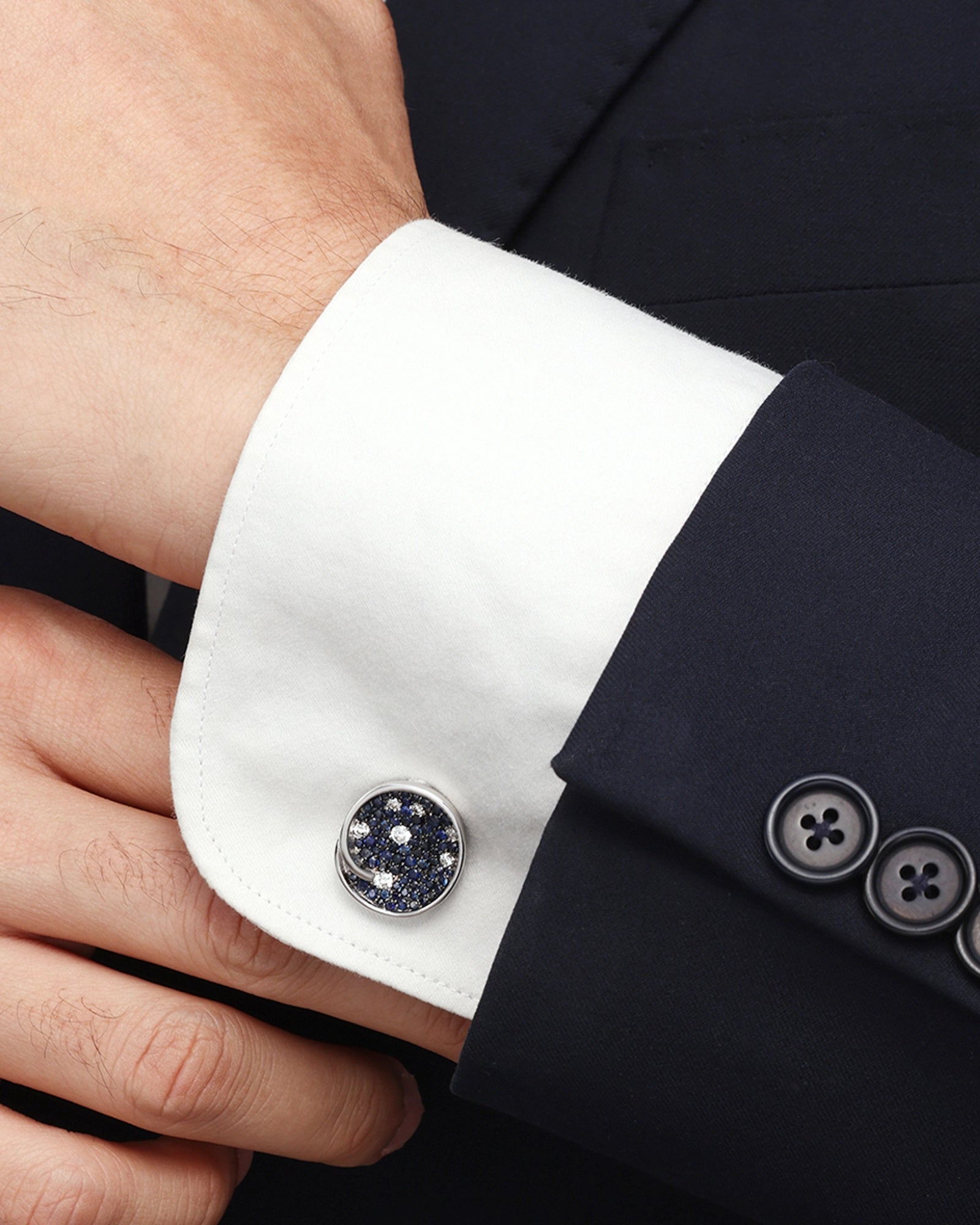 Starry Night Cufflinks | AMARIS JEWELS | Fine Jewelry 