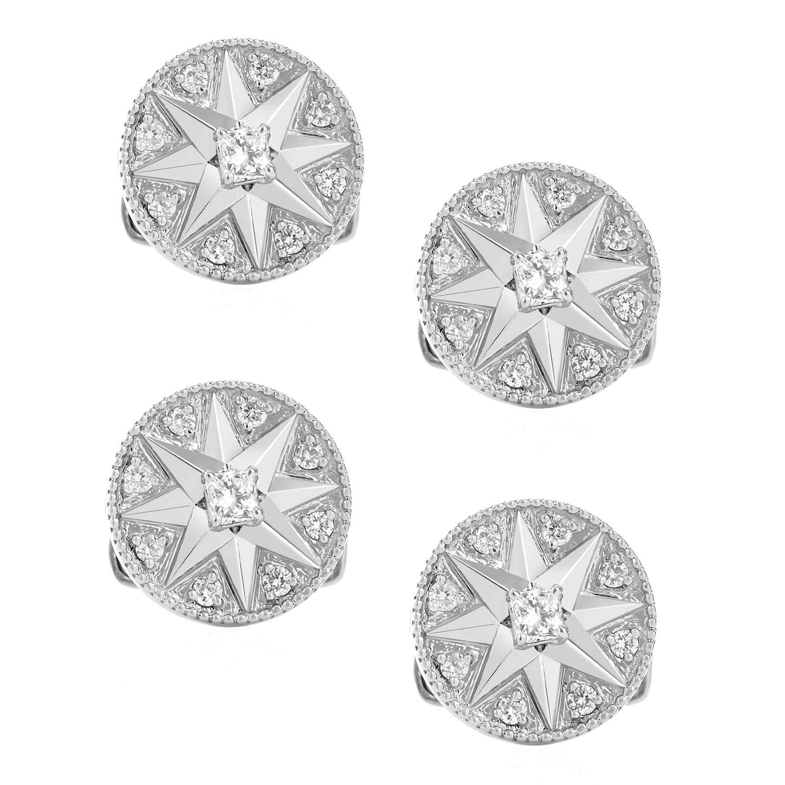 Sunburst Buttons | AMARIS JEWELS | Fine Jewelry 