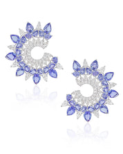 Sunburst Earrings (Tanzanite) | AMARIS JEWELS | Fine Jewelry 