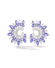 Sunburst Earrings (Tanzanite) | AMARIS JEWELS | Fine Jewelry