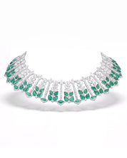 Sunburst Emerald Necklace | AMARIS JEWELS | Fine Jewelry