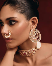 Swirl Effect Earrings | AMARIS JEWELS | Fine Jewelry 