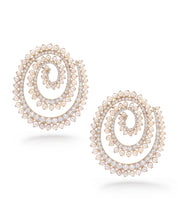 Swirl Effect Earrings | AMARIS JEWELS | Fine Jewelry