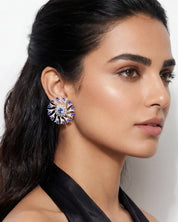 Tanzanite Bloom Earrings | AMARIS JEWELS | Fine Jewelry 