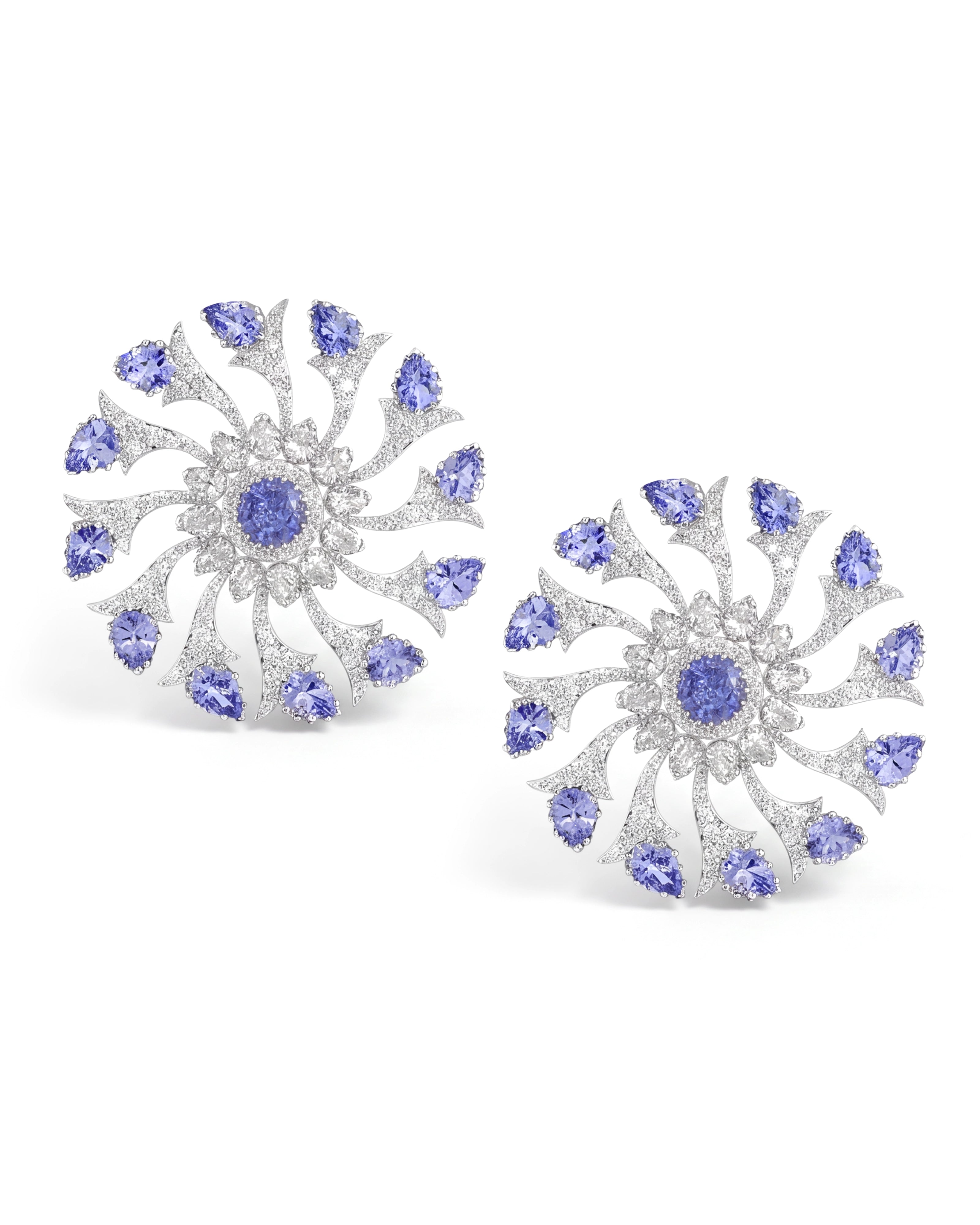 Tanzanite Bloom Earrings | AMARIS JEWELS | Fine Jewelry
