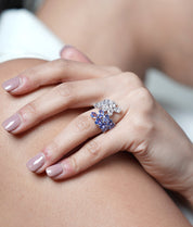 Tanzanite Blossom Ring | AMARIS JEWELS | Fine Jewelry 