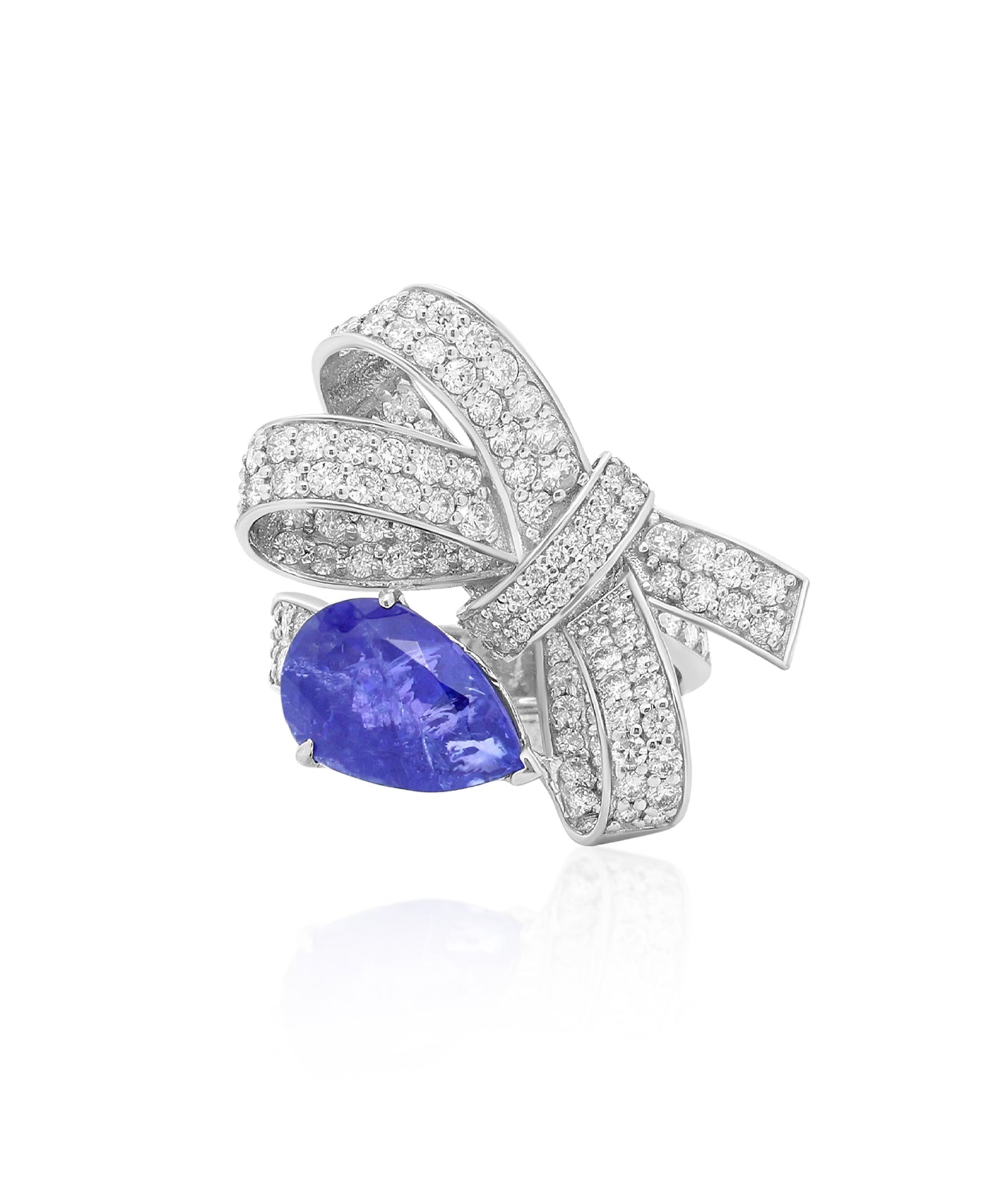 Tanzanite Bow Ring | AMARIS JEWELS | Fine Jewelry 