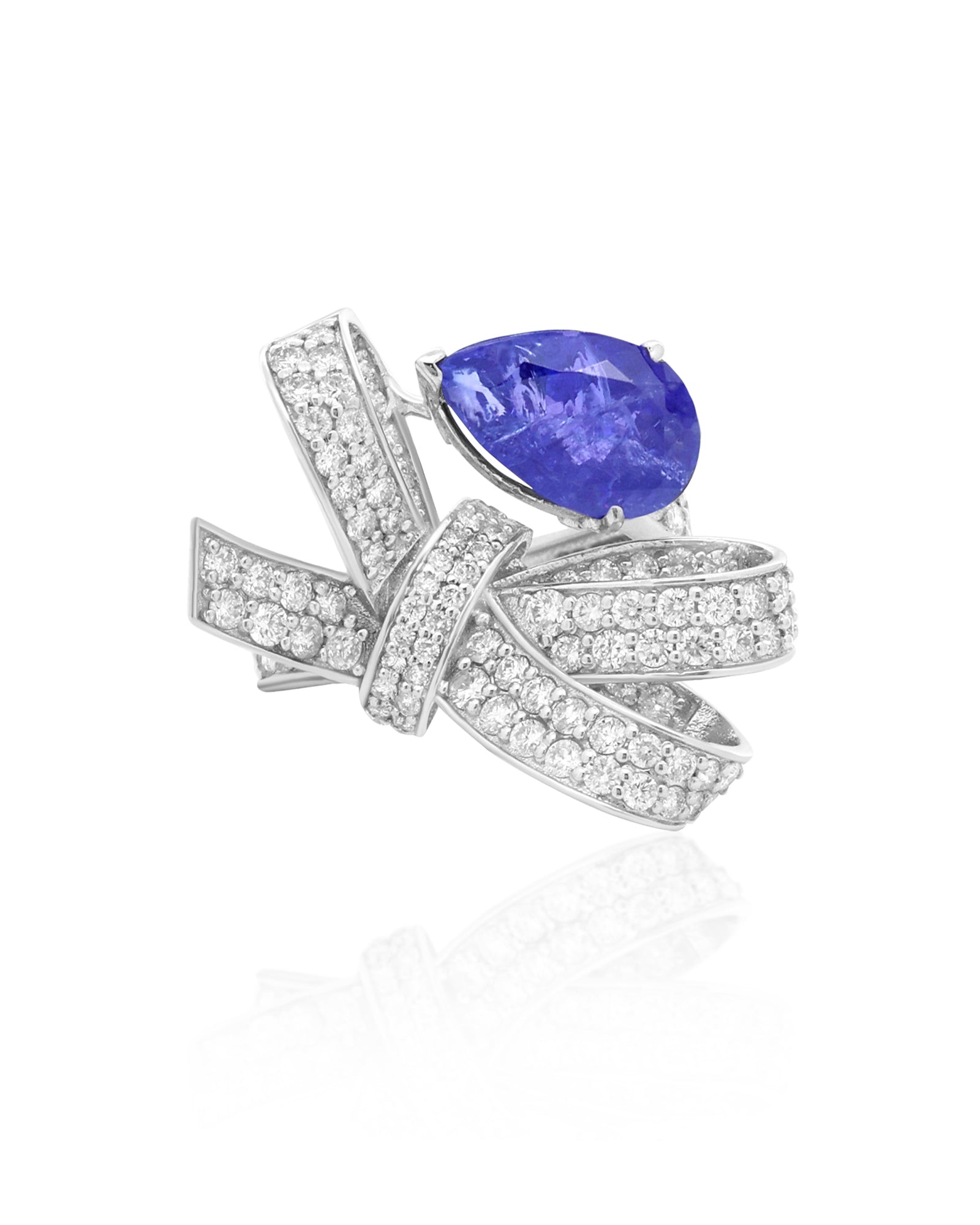 Tanzanite Bow Ring | AMARIS JEWELS | Fine Jewelry 