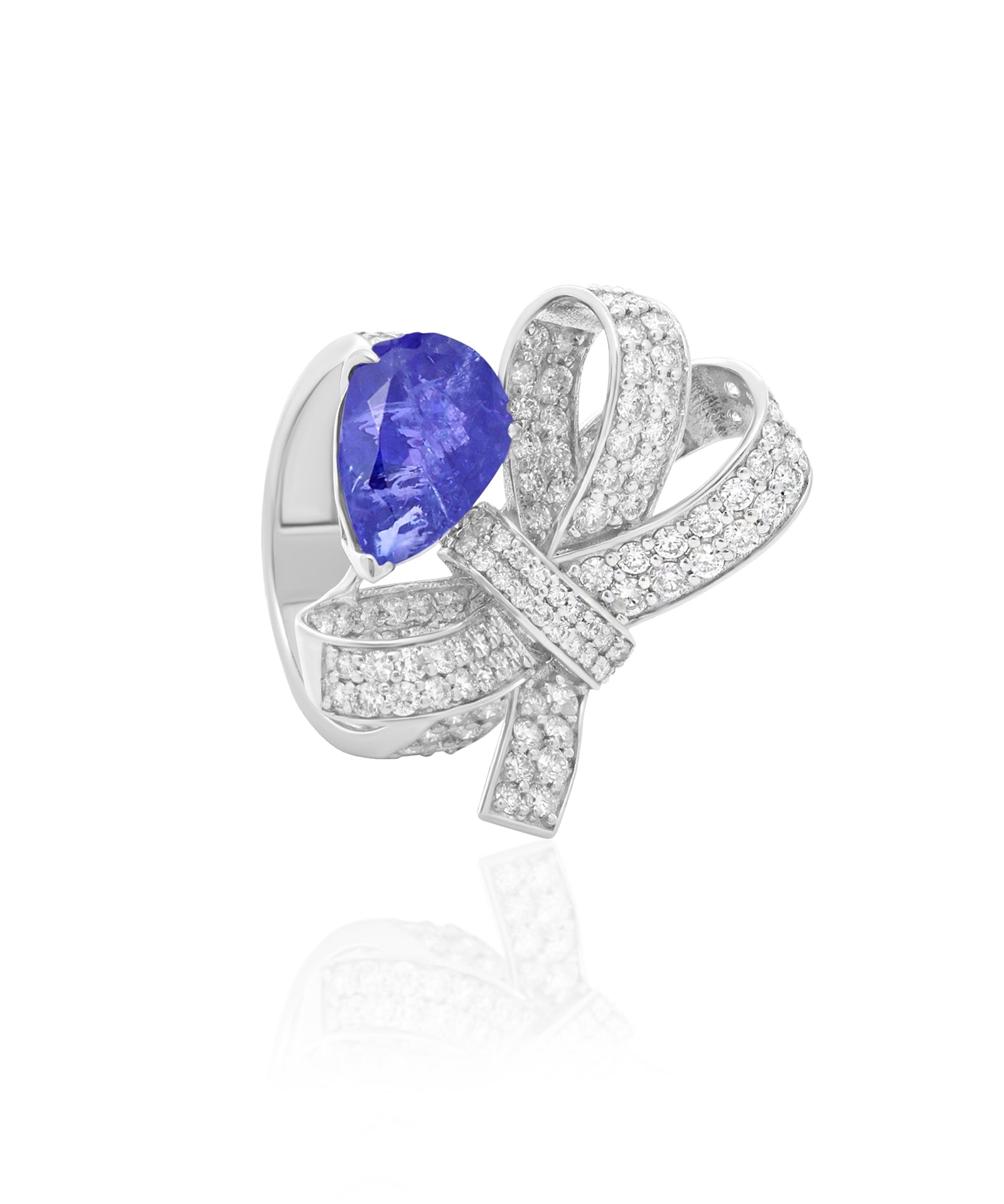 Tanzanite Bow Ring | AMARIS JEWELS | Fine Jewelry 