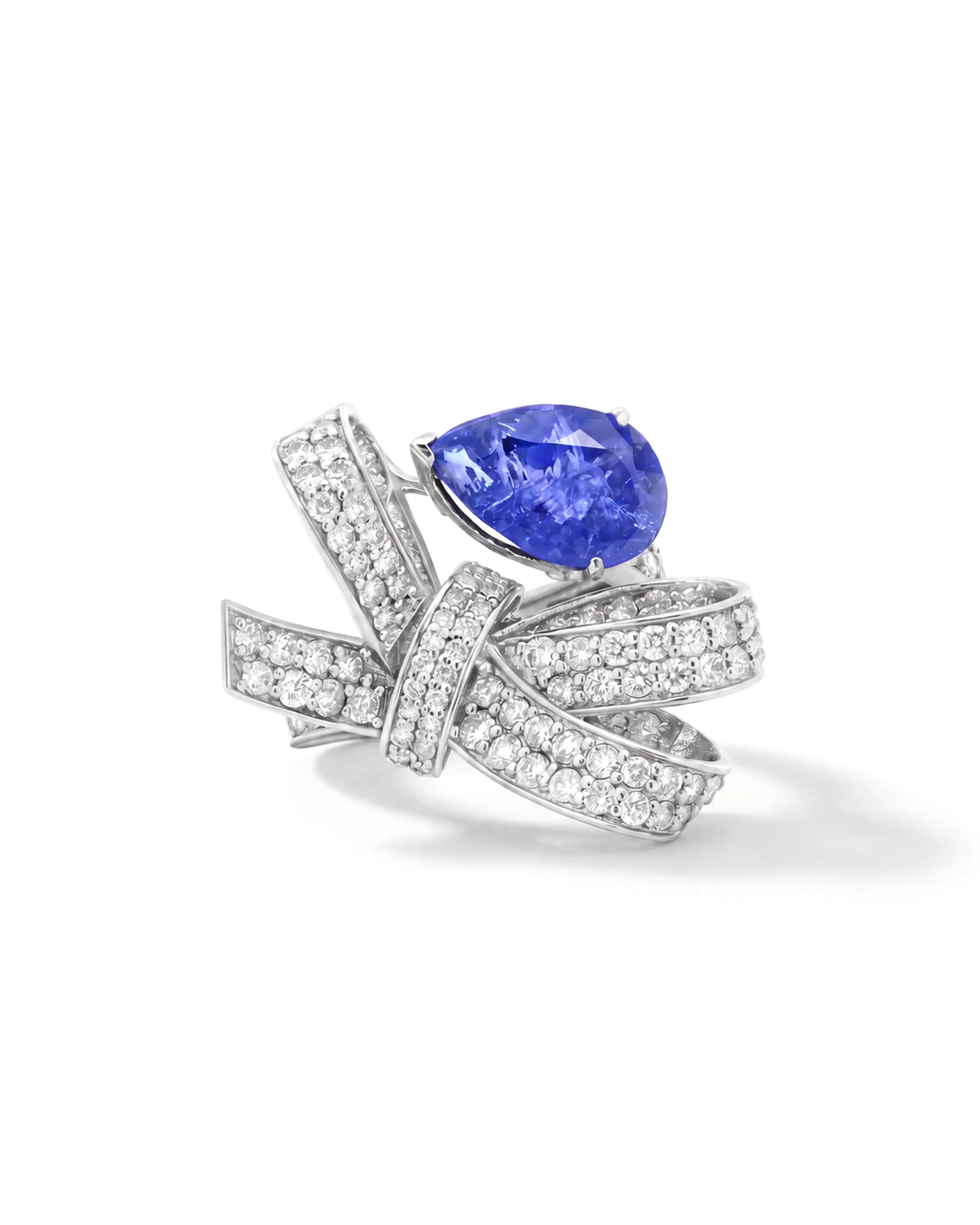 Tanzanite Bow Ring | AMARIS JEWELS | Fine Jewelry