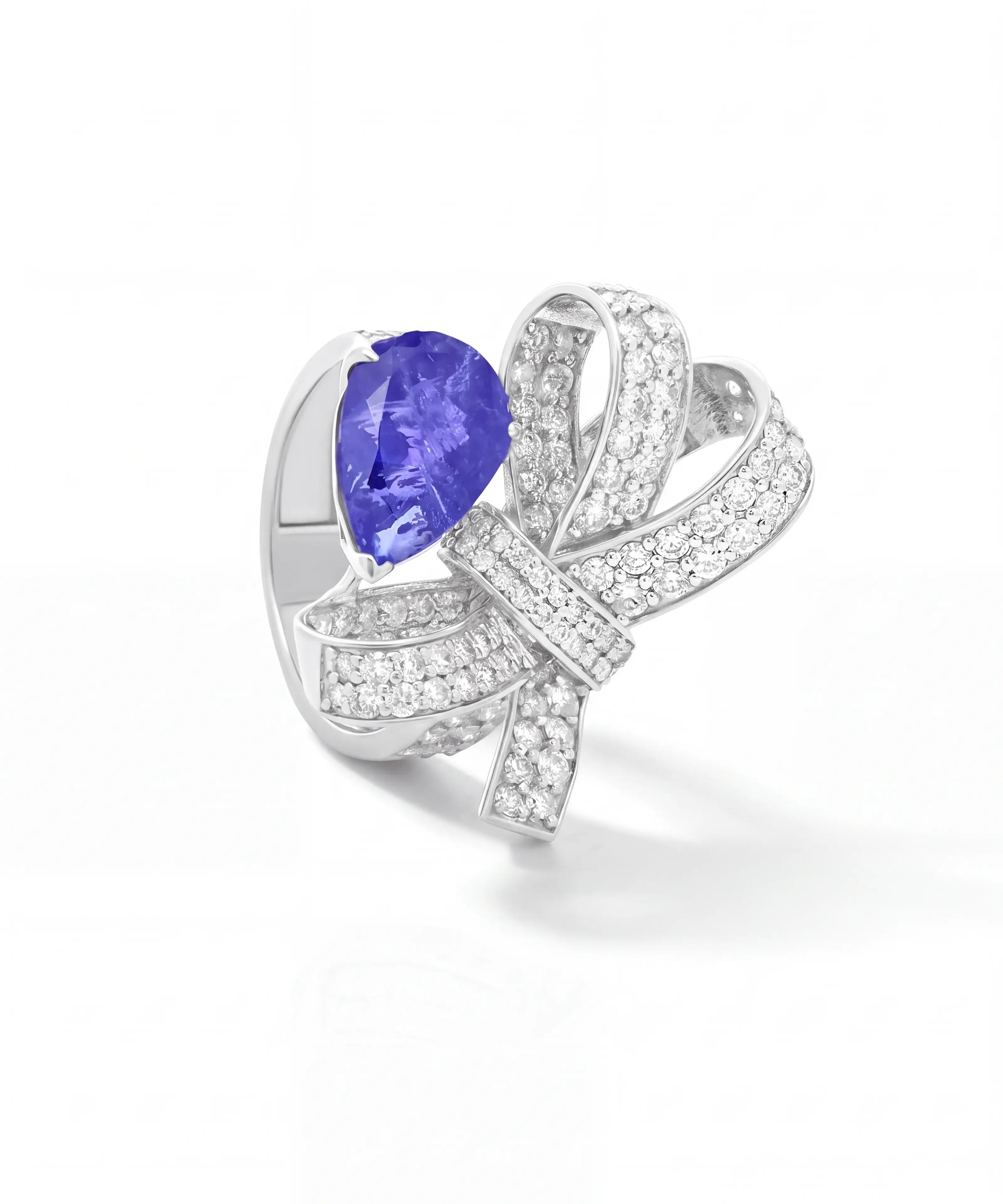 Tanzanite Bow Ring | AMARIS JEWELS | Fine Jewelry