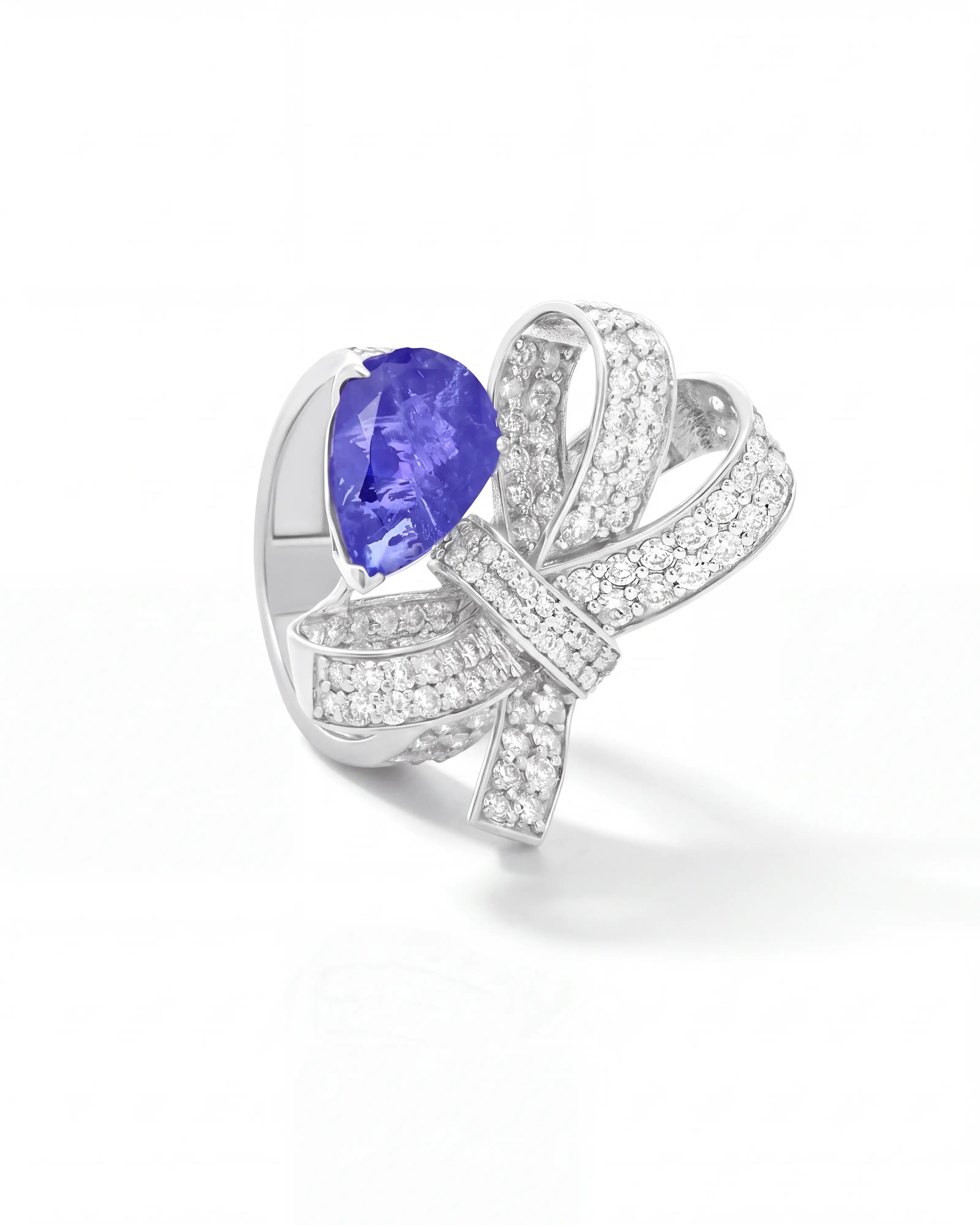 Tanzanite Bow Ring | AMARIS JEWELS | Fine Jewelry