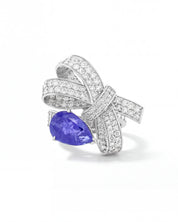 Tanzanite Bow Ring | AMARIS JEWELS | Fine Jewelry