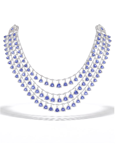 Tanzanite Calling Necklace | AMARIS JEWELS | Fine Jewelry