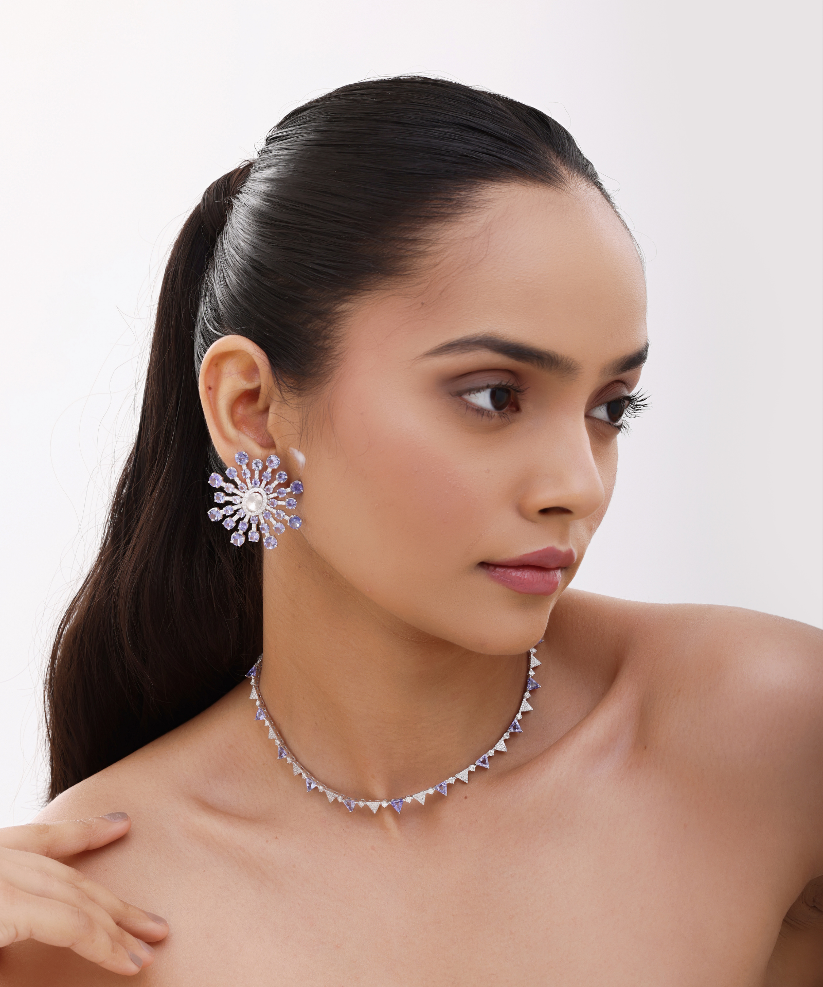 Tanzanite Dew Drop Earrings | AMARIS JEWELS | Fine Jewelry