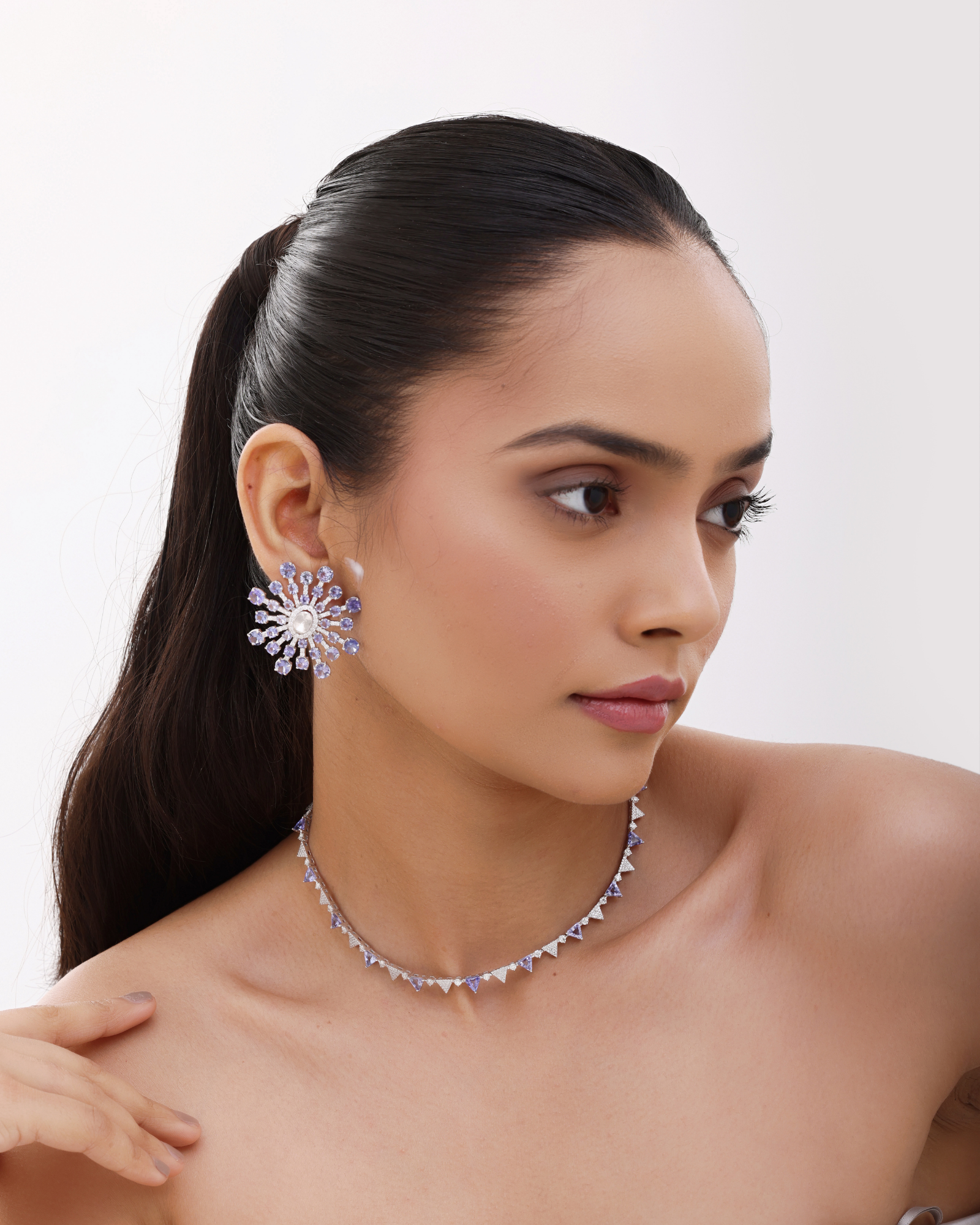 Tanzanite Dew Drop Earrings | AMARIS JEWELS | Fine Jewelry 