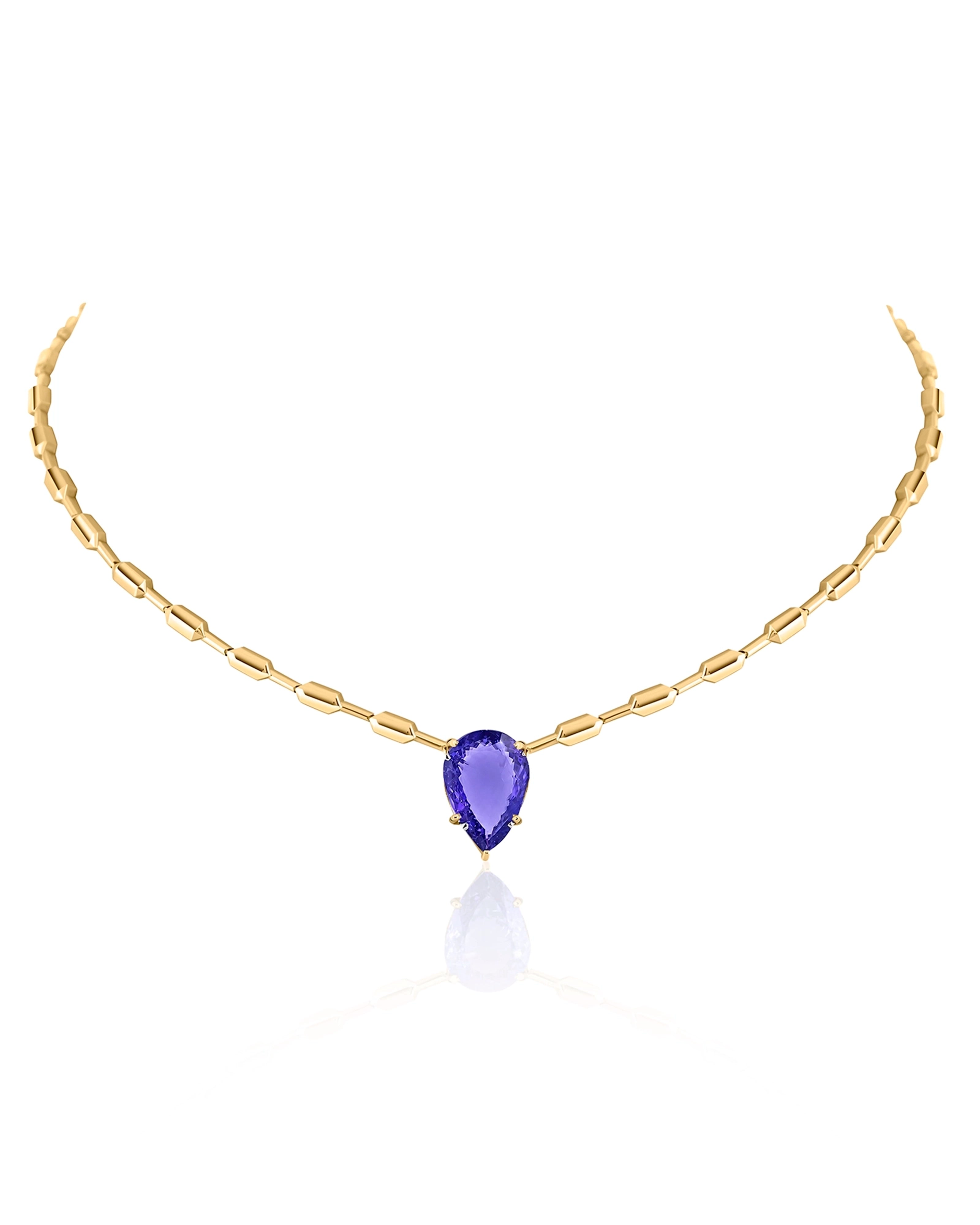 Tanzanite Drop Necklace | AMARIS JEWELS | Fine Jewelry