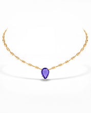Tanzanite Drop Necklace | AMARIS JEWELS | Fine Jewelry