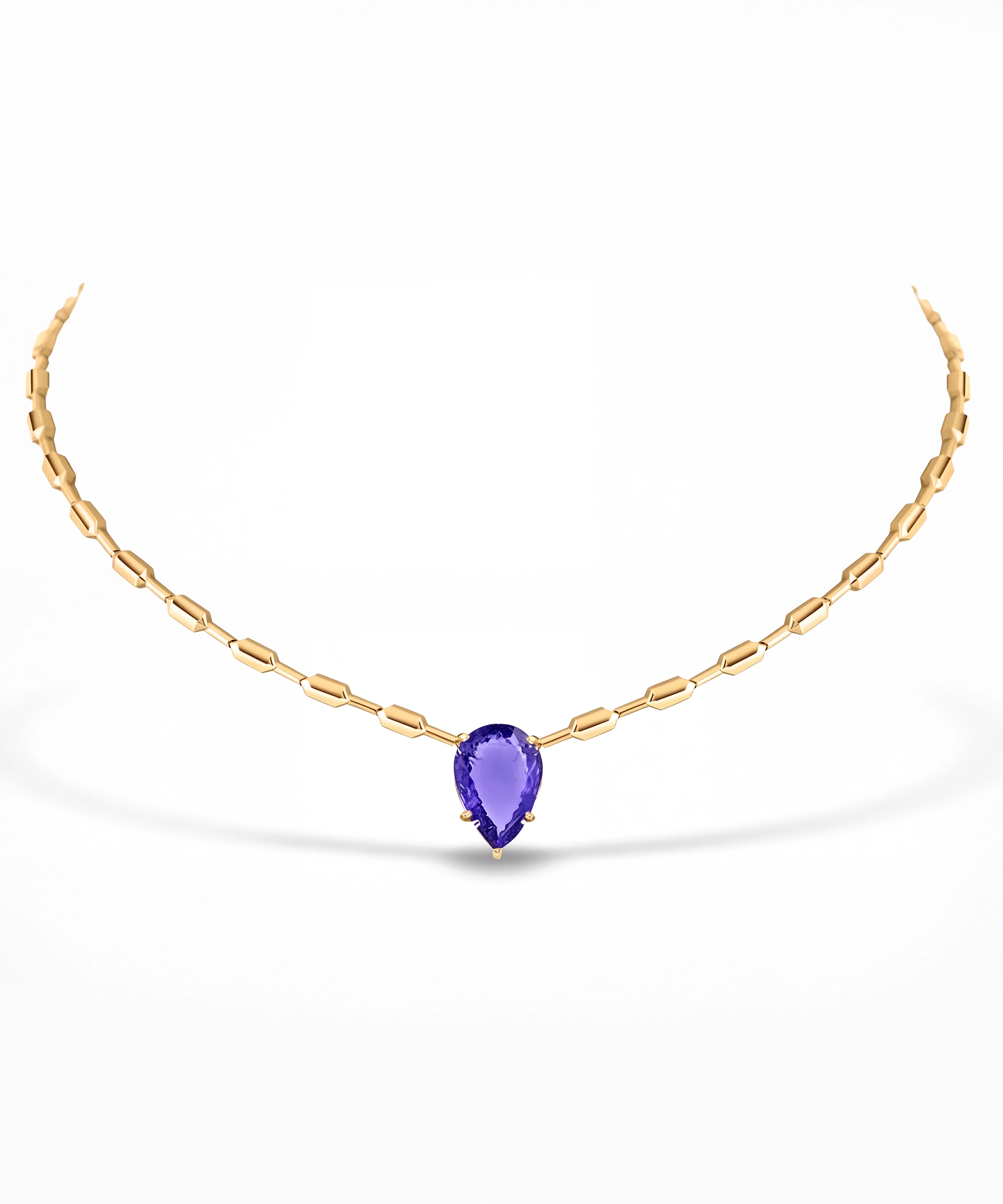 Tanzanite Drop Necklace | AMARIS JEWELS | Fine Jewelry