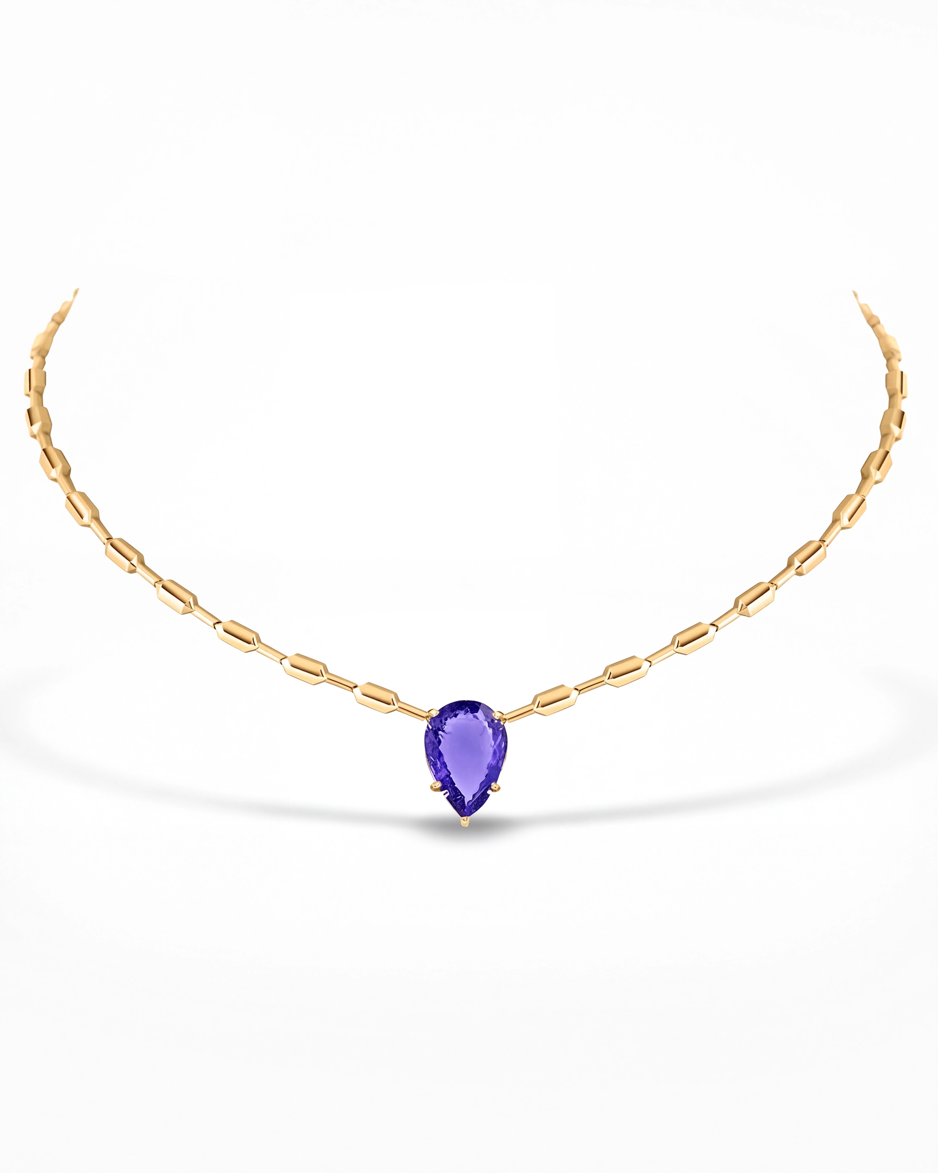 Tanzanite Drop Necklace | AMARIS JEWELS | Fine Jewelry