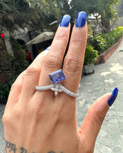 Tanzanite Drop Ring | AMARIS JEWELS | Fine Jewelry 