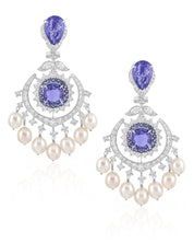 Tanzanite Eclipse Earrings | AMARIS JEWELS | Fine Jewelry 