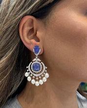Tanzanite Eclipse Earrings | AMARIS JEWELS | Fine Jewelry 