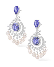 Tanzanite Eclipse Earrings | AMARIS JEWELS | Fine Jewelry