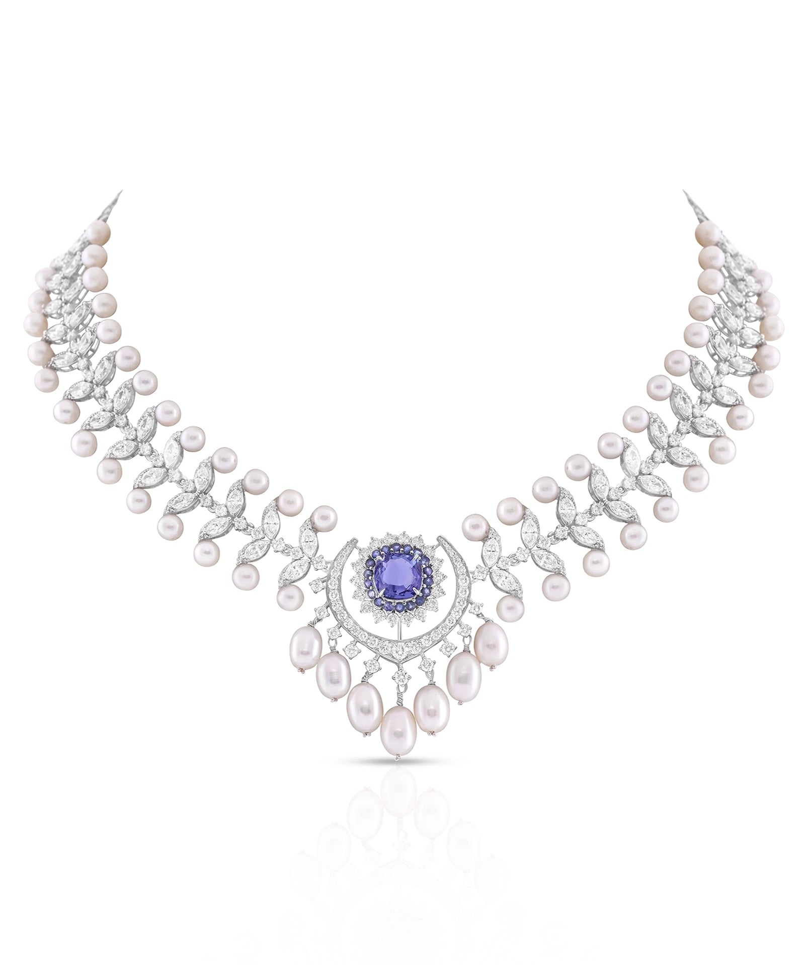 Tanzanite Eclipse Necklace | AMARIS JEWELS | Fine Jewelry 