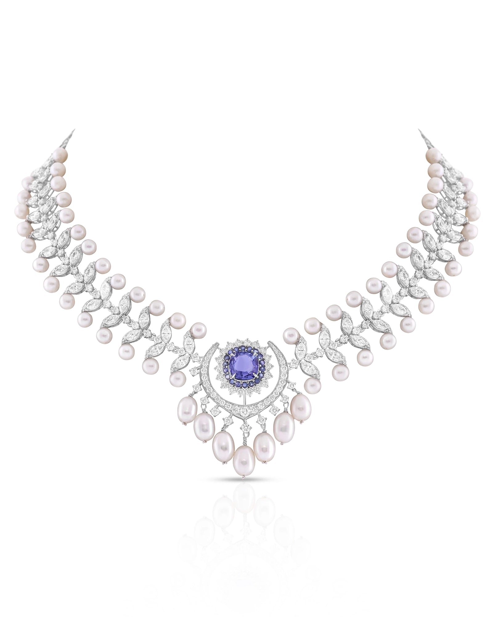 Tanzanite Eclipse Necklace | AMARIS JEWELS | Fine Jewelry 